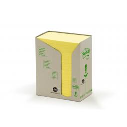 Post-it Recycled Notes 76 mm x 127 mm Canary Yellow (Pack 16) 7100172248