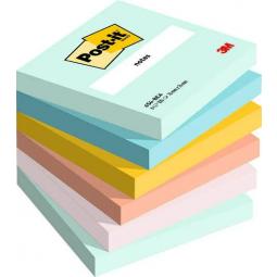 Post it Beachside Colours 76x76mm 100 Sheets (Pack of 6) 7100259201