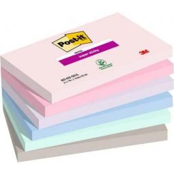 Post it Super Sticky Notes Soulful Colours 76x127mm 90 Sheets (Pack of 6) 7100259202
