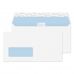 Premium Business Envelopes Peel & Seal Window DL White Pack of 500