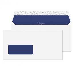 Premium Pure Peel & Seal Window DL Envelopes Super White Pack of 500