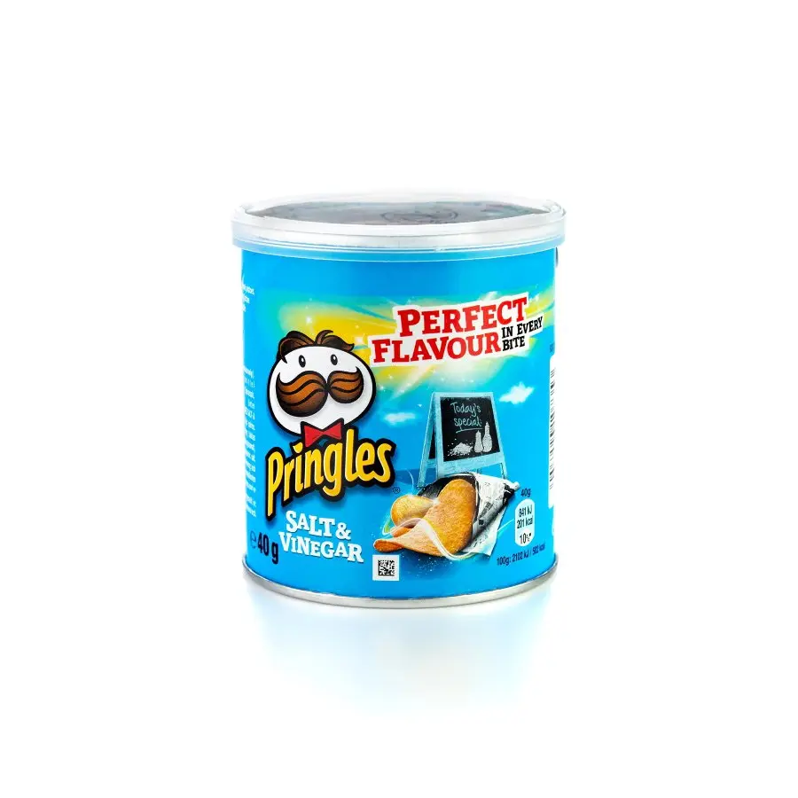 Pringles Salt & Vinegar Flavour 40g Tube - 0401085