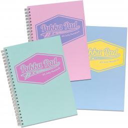 Pukka A5 Pastel Jotta Notebook Blue/Pink/Mint Pack of 3