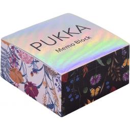 Pukka Bloom Memo Block 500 sheets 80 x 80 x 43mm 9514-BLM