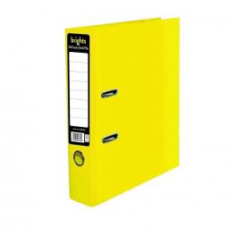 Pukka Brights Lever Arch File A4 Yellow Box of 10 UK Made