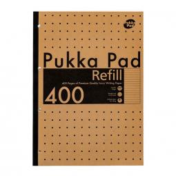 Pukka Kraft A4 500 Page Refill Pads (Pack 5) 9568-KRA