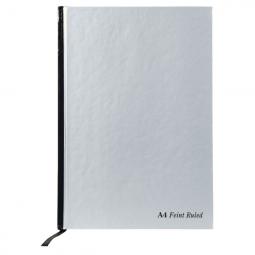 Pukka Pad A4 Book Casebound Ruled 192 Page Silver Pack of 5