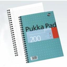 Pukka Pad A4 Jotta Pad Wirebound Pack of 3 Ruled 200 Page JM018