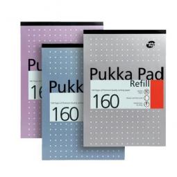 Pukka Pad A4 Refill Pad 160 Pages White Pack of 6