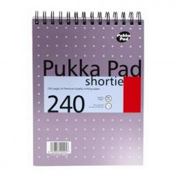 Pukka Pad A5 Shortie Metallic 240 Page Pack of 3