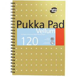 Pukka Pad A5 Vellum Pad Wirebound 120 pages Pack of 3