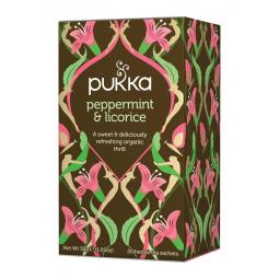 Pukka Tea Peppermint & Licorice Teas Envelopes (Pack 20)