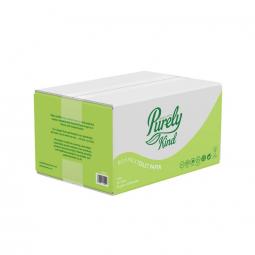 Purely Kind Bulk Pack Toilet Tissue White 21cm x 11cm Box 7500 sheets