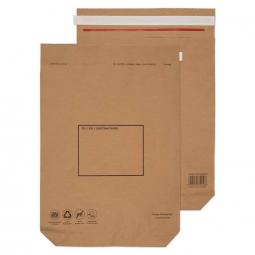 Purely Packaging Brown Peel & Seal Kraft Bag 480x380mm Pack of 100