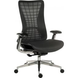 Quantum Mesh Back Executive Chair Black with Black Frame 6966BLK