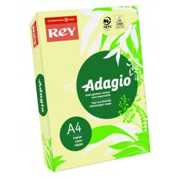 REY Adagio A4 Paper 80gsm Canary Ream of 500