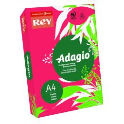 REY Adagio A4 Paper 80gsm Deep Red Ream of 500