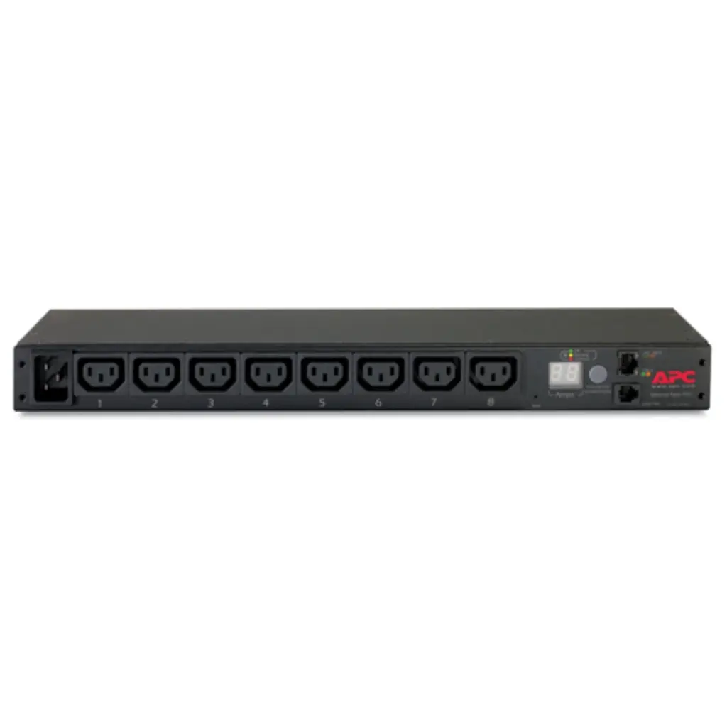 APC Rack PDU Metered 16AS 1U 8x C13 Outlets