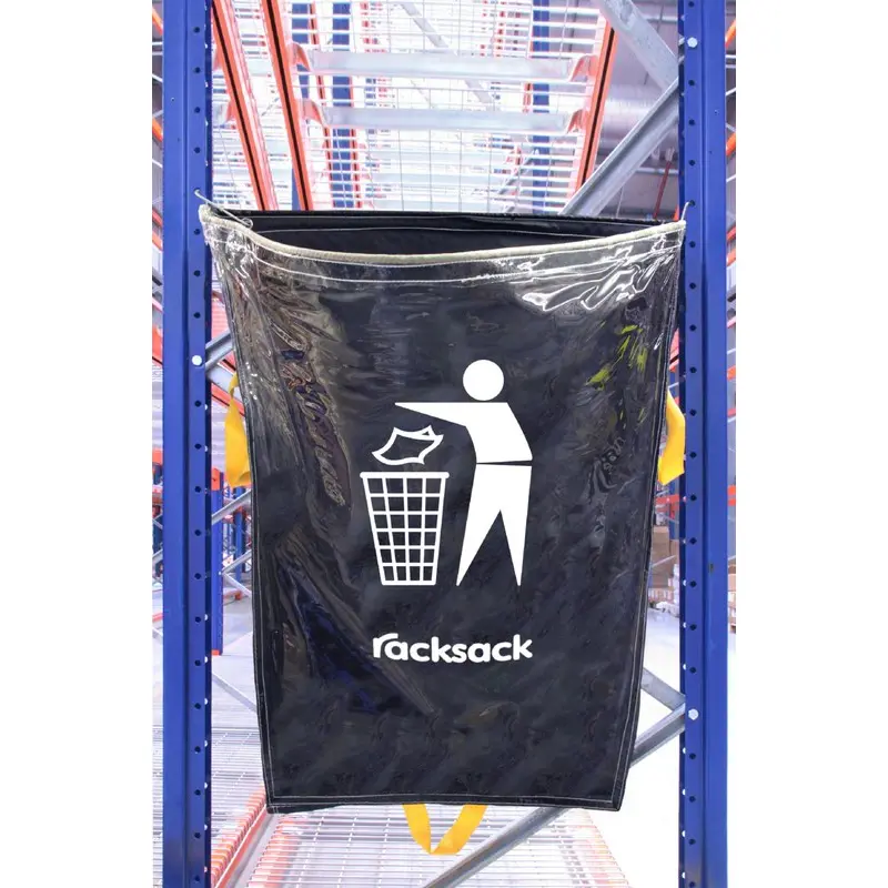 Racksack Hard-wearing and Re-usable General Waste Symbol Only Sack 160 Litre Capacity Clear (each) - RSCL1/GWNT