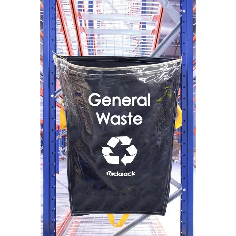 Racksack Hard-wearing and Re-usable General Waste Sack 160 Litre Capacity Clear (each) - RSCL1/GW