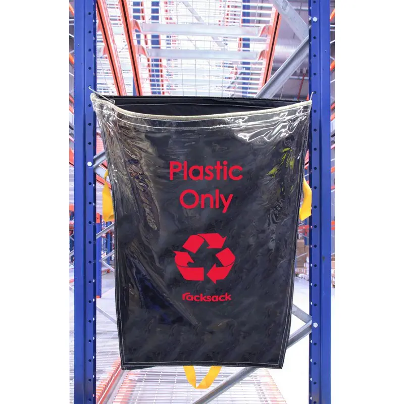 Racksack Hear-wearing and Re-usable Plastic Only Sack 160 Litre Capacity Clear (each) - RSCL1/P