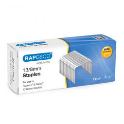 Rapesco 13/8mm Galvanised Staples Pack of 5000
