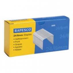 Rapesco 24 6mm Galvanised Staples Pack 5000