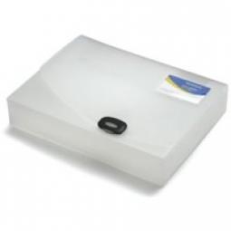 Rapesco 60mm Rigid Wallet Box File A4 Clear
