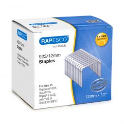 Rapesco 923/12mm (23 Type) Galvanised Staples Pack of 4000