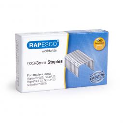 Rapesco 923/8mm (23 Type) Galvanised Staples Pack of 1000