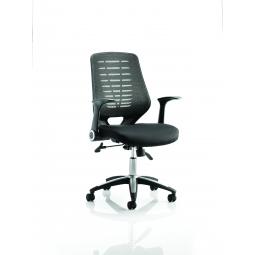 Relay Chair Airmesh Seat Black Back With Arms OP000115