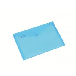 Rexel Carry Folder A4 Translucent Blue Pack 5