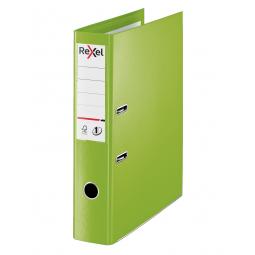 Rexel Choices Foolscap Polypropylene Lever Arch File Green Pack of 10