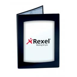 Rexel Clearview Display Book 24 Pockets A3 Black 10405BK
