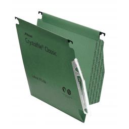 Rexel Crystalfile Classic Lateral File Green V Base Pack of 50
