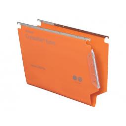 Rexel Crystalfile Extra Lateral File 30mm Capacity Orange Box of 25