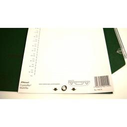 Rexel Crystalfile Lateral 330 Inserts White Pack of 25