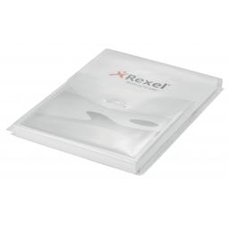 Rexel Expanding Punched Pocket A4 Clear Pack of 5