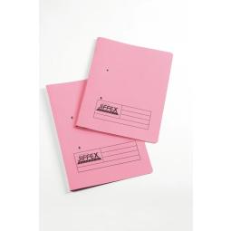 Rexel Jiffex A4 Transfer File Pink Pack of 50