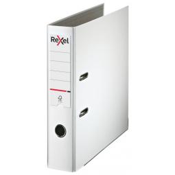 Rexel Lever Arch File Polypropylene ECO A4 75mm White Box 10 2115717x10