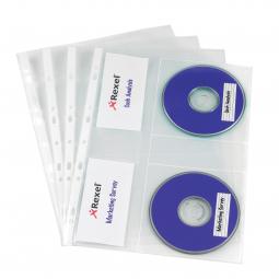Rexel Nyrex CD Pocket 2001007 Pack of 5