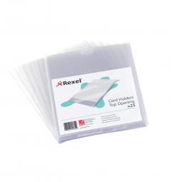 Rexel Nyrex Card Holder 152x102mm 12030 Pack of 25