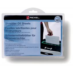 Rexel Shredder Oil Sheets 2101948 Pack of 12
