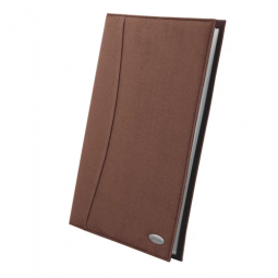 Rexel Soft Touch Display Book A4 Chocolate Suede 36 Pockets