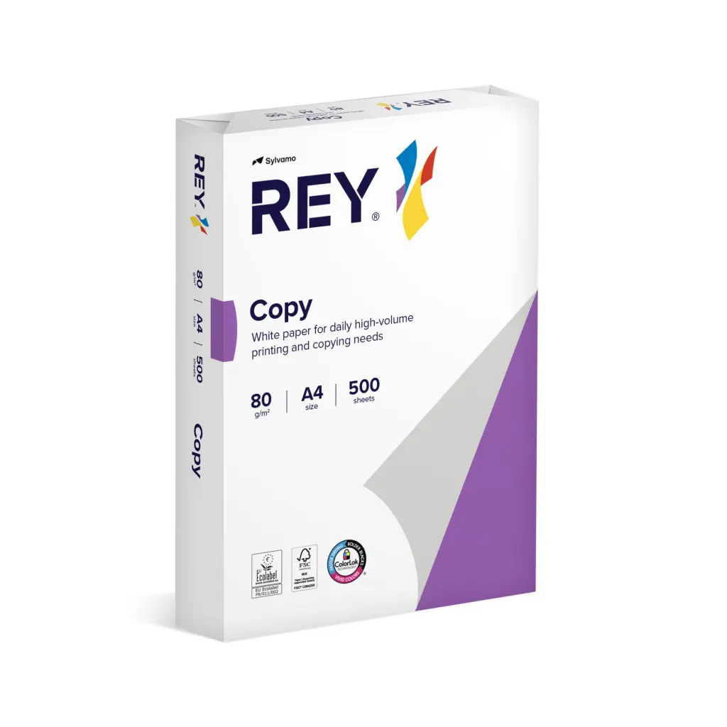 Rey Copy Paper A4 80gsm FSC White (Box 10 Reams) - RYCFS080X419x2