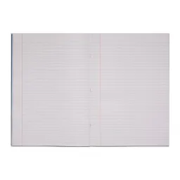 Rhino A4 Exercise Book 80 Page Ruled F8M Blue Pack 50 VEX668-1335-2