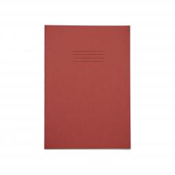 Rhino A4 Plus Exercise Book Red Plain 80 page (Pack 50) VDU080-010