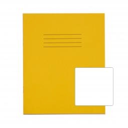 Rhino 8 x 6.5 Exercise Book 48 Page Plain Yellow Pack 100 VEX342-448-2