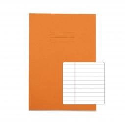 Rhino A4 Exercise Book 80 Page Ruled F8M Orange Pack 50 VEX668-1465-0