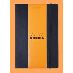 Rhodia Webnotebook Black A5 Dot Grid Hardcover 118769C